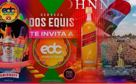 Vive EDC México 2025 con las Activaciones Más Exclusivas de Smirnoff, Johnnie Walker y Dos Equis