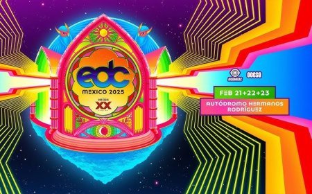 ¡El lineup más épico de EDC México 2025! Estos son los DJs que no te puedes perder