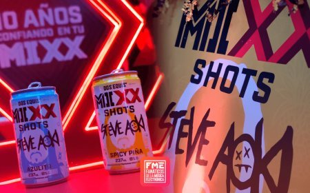 MIXX Shots, la nueva bebida de Dos Equis y Steve Aoki que apuesta por nuevos sabores para la celebración perfecta