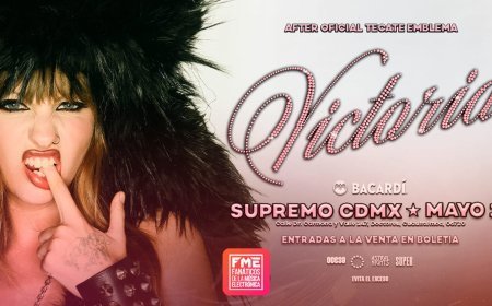 Victoria de Angelis en el After Party Oficial de Tecate Emblema