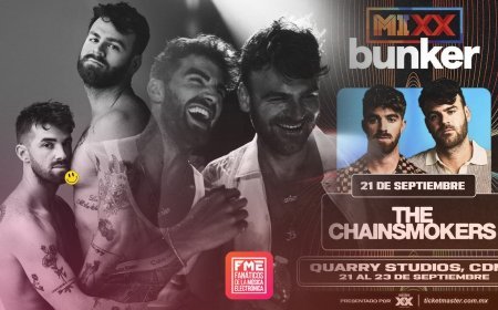 THE CHAINSMOKERS, el dúo de EDM más exitoso del momento, se presentarán en MIXX Bunker
