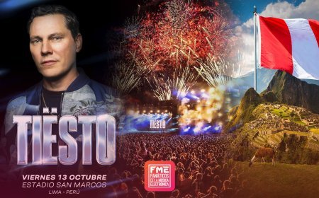 ¡Confirmado! Tiësto, el mejor DJ de todos los tiempos, llega a Perú luego de 12 años de espera.
