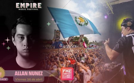 Allan Nunez puso a bailar a todos en el Empire Music Festival