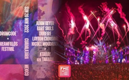 Drumcode Stage de Dreamfields Mx 2022 ya tiene Line Up Completo.