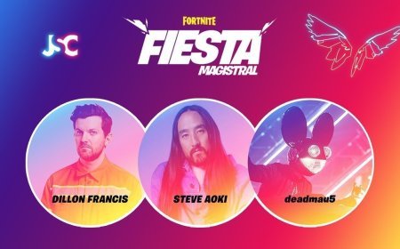 ¡Steve Aoki, deadmau5 y Dillon Francis tocarán en Fortnite!