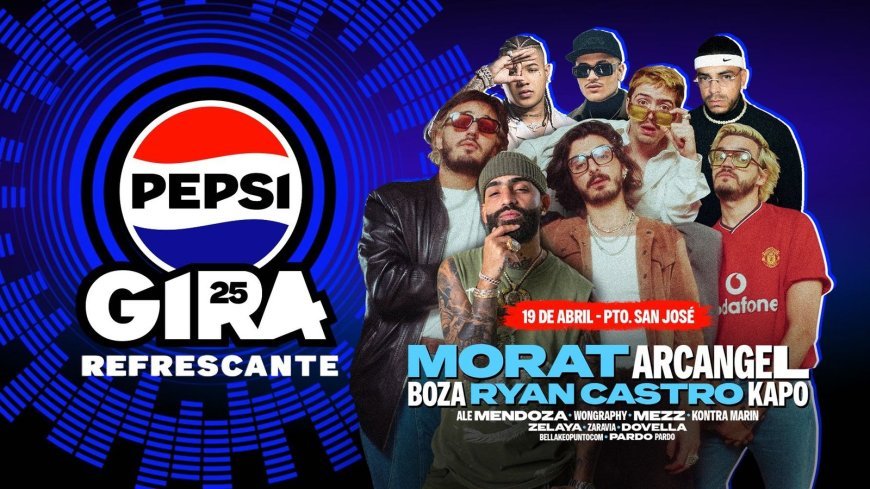 Gira Refrescante Pepsi 2025 en Guatemala: Dos noches imperdibles de música y verano