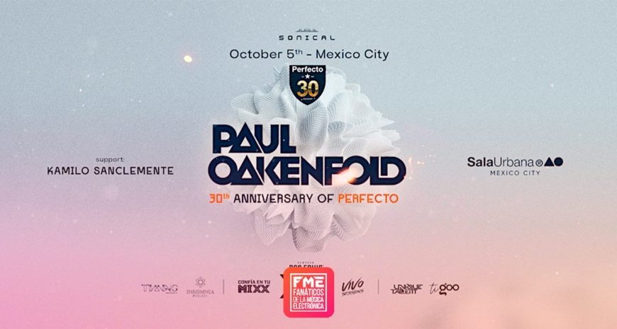 Paul Oakenfold – 30 Aniversario Perfecto Records Tour