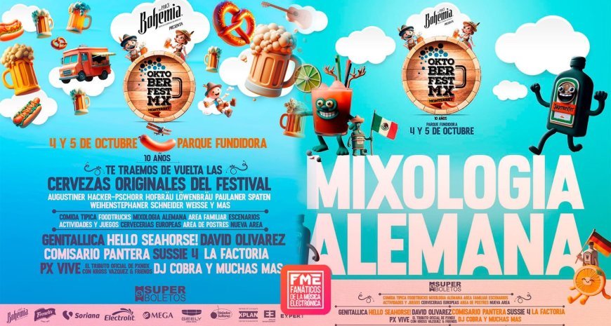 Bohemia presenta Oktoberfest en Monterrey, un fin de semana que te transportará hasta Alemania