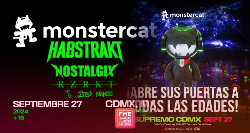Monstercat Presenta: Habstrakt / Nostalgix y Más en CDMX