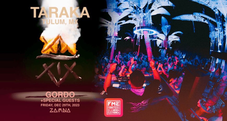 TARAKA Tulum by GORDO: el espectáculo de música electrónica que te hará vibrar en la jungla