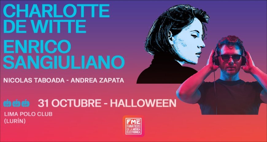 Lima se prepara para recibir a Charlotte de Witte y Enrico Sangiuliano en Halloween Vastion