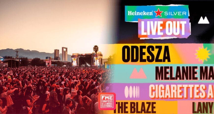 Heineken Silver Live Out 2023 presenta su cartel con Odesza, Bizarrap y Melanie Martínez como cabezas de cartel