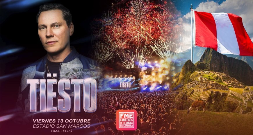 ¡Confirmado! Tiësto, el mejor DJ de todos los tiempos, llega a Perú luego de 12 años de espera.