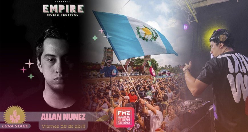 Allan Nunez puso a bailar a todos en el Empire Music Festival