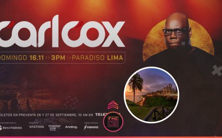 Carl Cox regresa a Lima con un Sunset Open Air históric...
