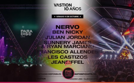Vastion celebra 10 años en Lima con un lineup de lujo tras la reprogramación de Flava Fest