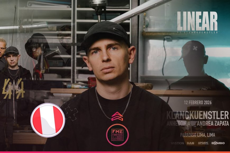 Klangkuenstler llega por primera vez a Lima con su show Linear y marca un nuevo hito para el hard techno en Perú