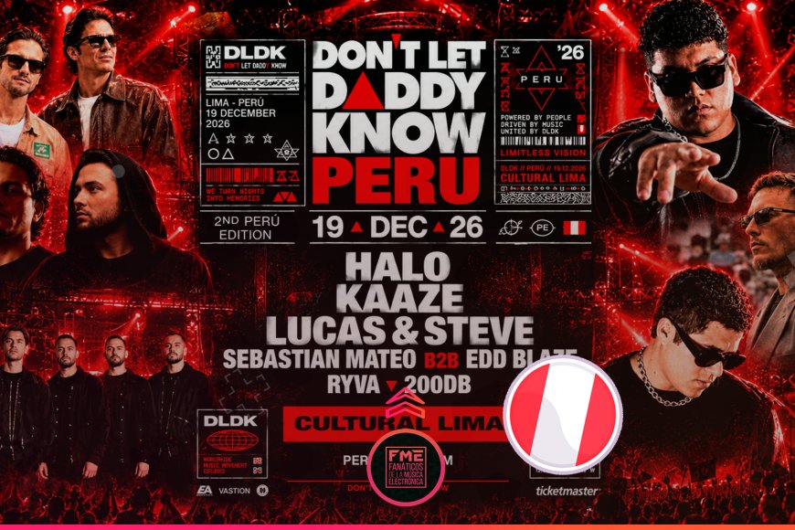 DLDK Perú revela su lineup: cuatro talentos peruanos se unen a KAAZE, HALŌ y Lucas & Steve
